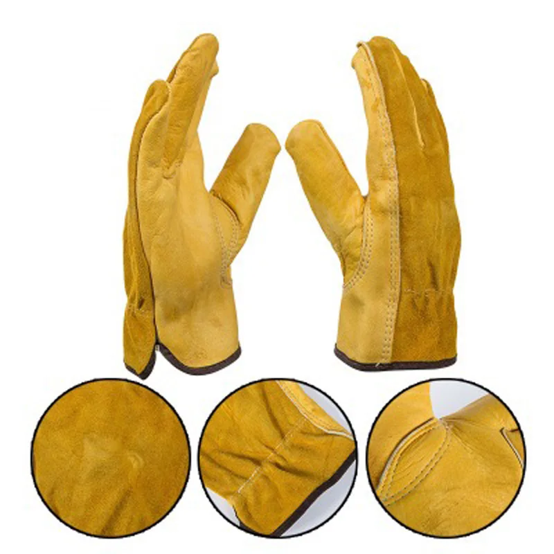 Labor Protection Gloves Full Leather Gloves Safety Protection Products