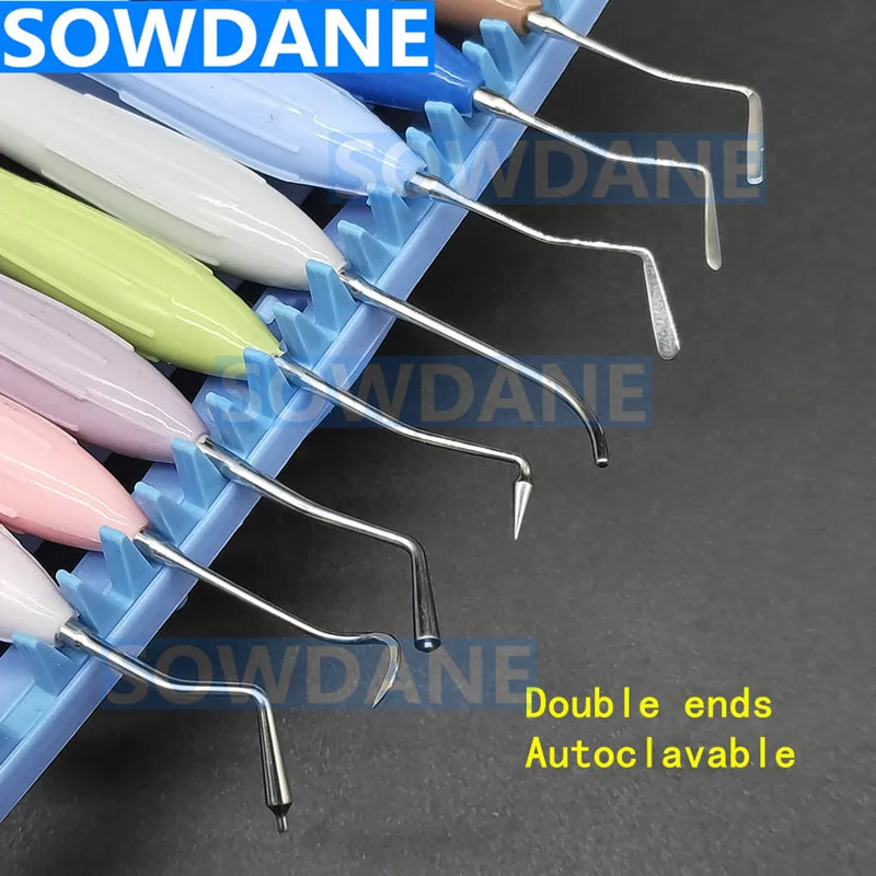 8pcs/set Dental Aesthetic restoration Set Composite Resin Filling Spatulas Resin Filler Spatula Dental Instrument Autoclavable