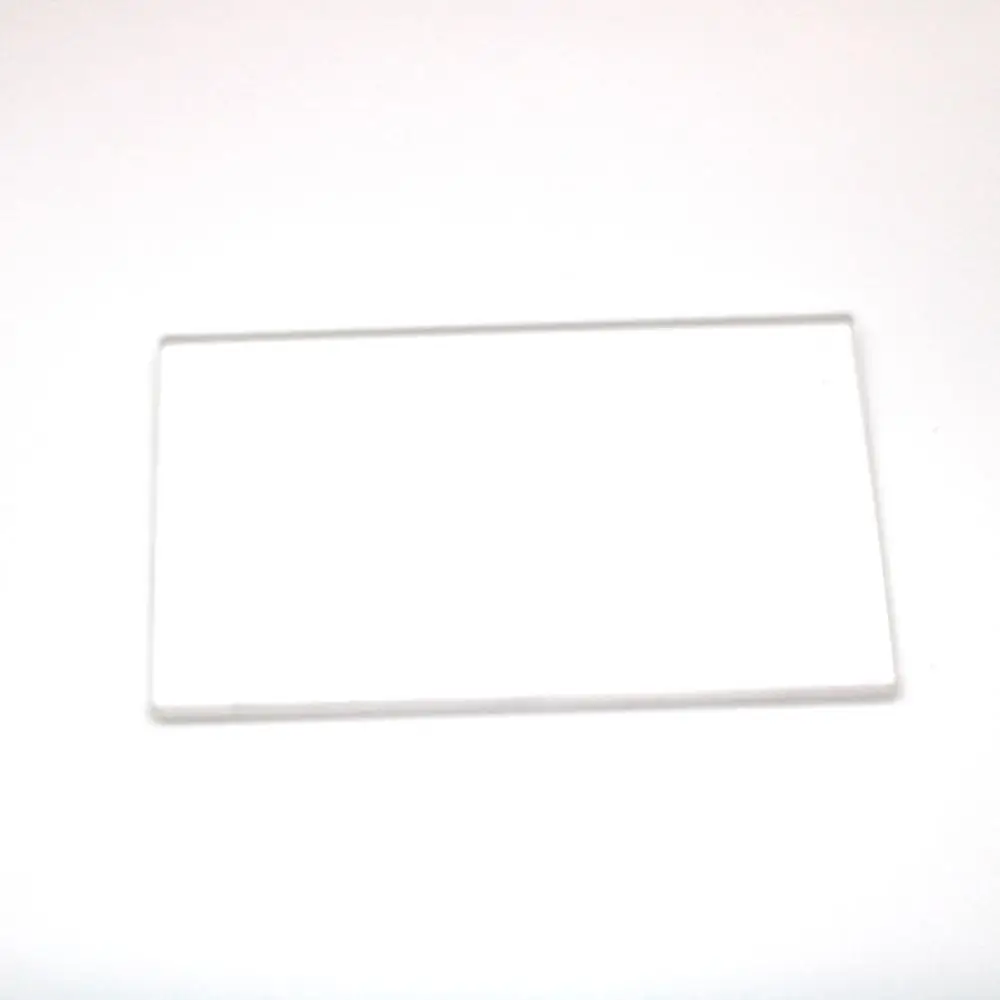 

5pcs total size 30x41.7x2.4mm clear fused silica quartz glass plate JGS2