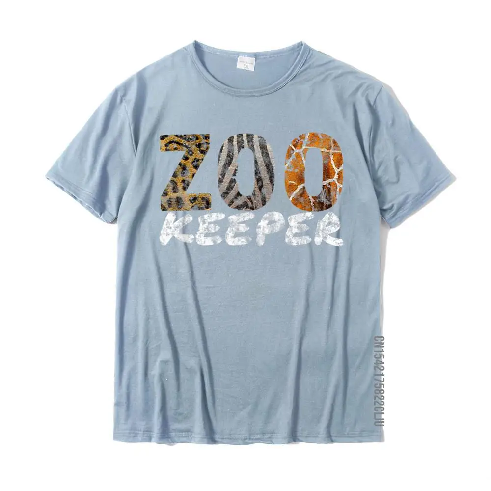 Grappig Zoo Keeper Afrikaanse Savanne Dieren Zookeeper T-shirt Katoen Mannen T-shirt Klassieke T-shirt Nieuwe Komende Gedrukt