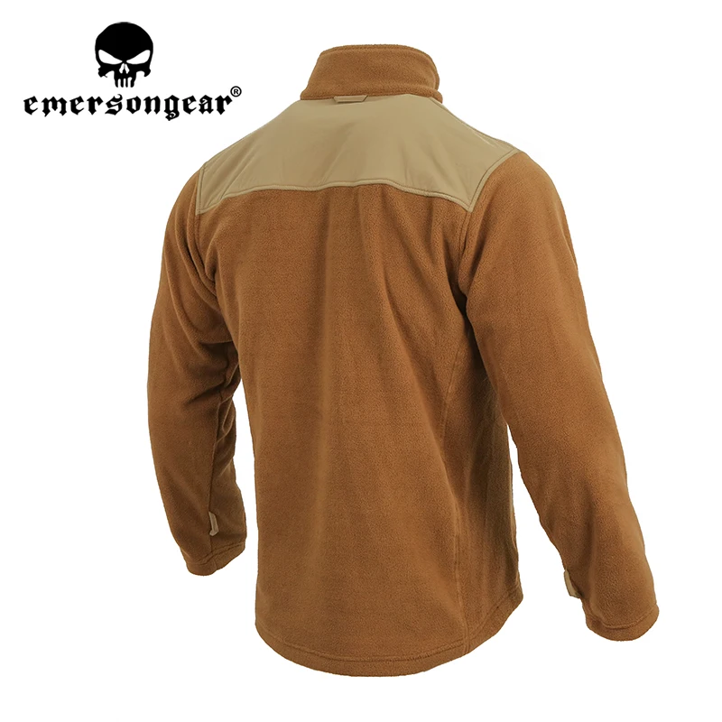 Emersongear modrá dostupny taktická LT uprostřed leve rouno bunda potírat topení mid-layer kabát obleků outdoorové cyklistika tramping kemping