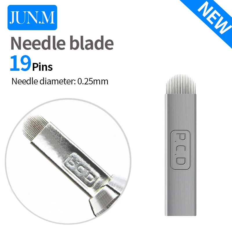 PCD 19 U Needles Circular Arc Needle Blade Manual Tattoo Pen's Needle Blade Microblading Needle Blade
