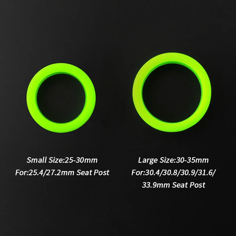 MUQZI 8 Colors Bike Seatpost Protector Ring For 25.4 27.2 30.4 30.8 30.9 31.6 33.9 Seat Post Silicagel Dust Case Cover MTB Parts