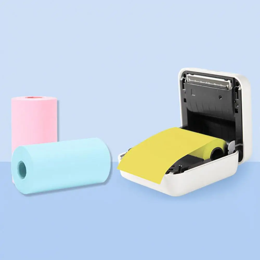 

3 Rolls Self-adhesive Labels Sticker Photo Thermal Printing Paper Set for Peripage thermal printer