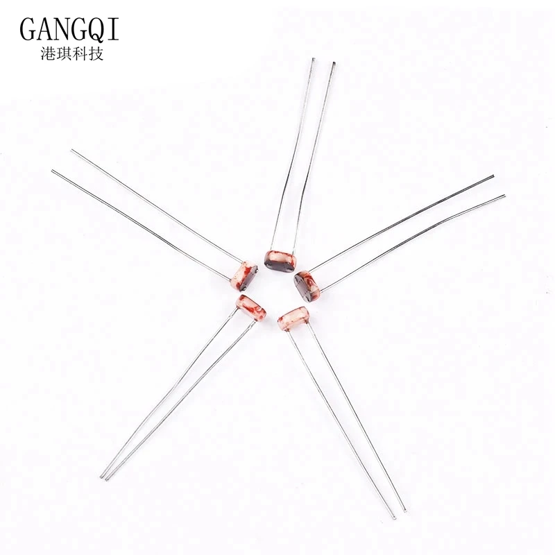 50 قطعة/الوحدة LDR صور ضوء المقاوم الحساسة الكهروضوئية Photoresistor عدة GL5506 GL5516 GL5528 GL5537 GL5539 5 القيم * 10 قطعة