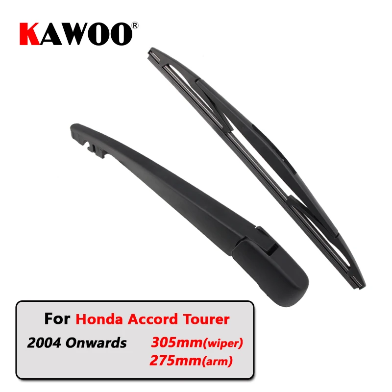 

KAWOO Car Rear Wiper Blade Blades Back Window Wipers Arm For Honda Accord Tourer Hatchback (2004-) 305mm Car Accessories Styling