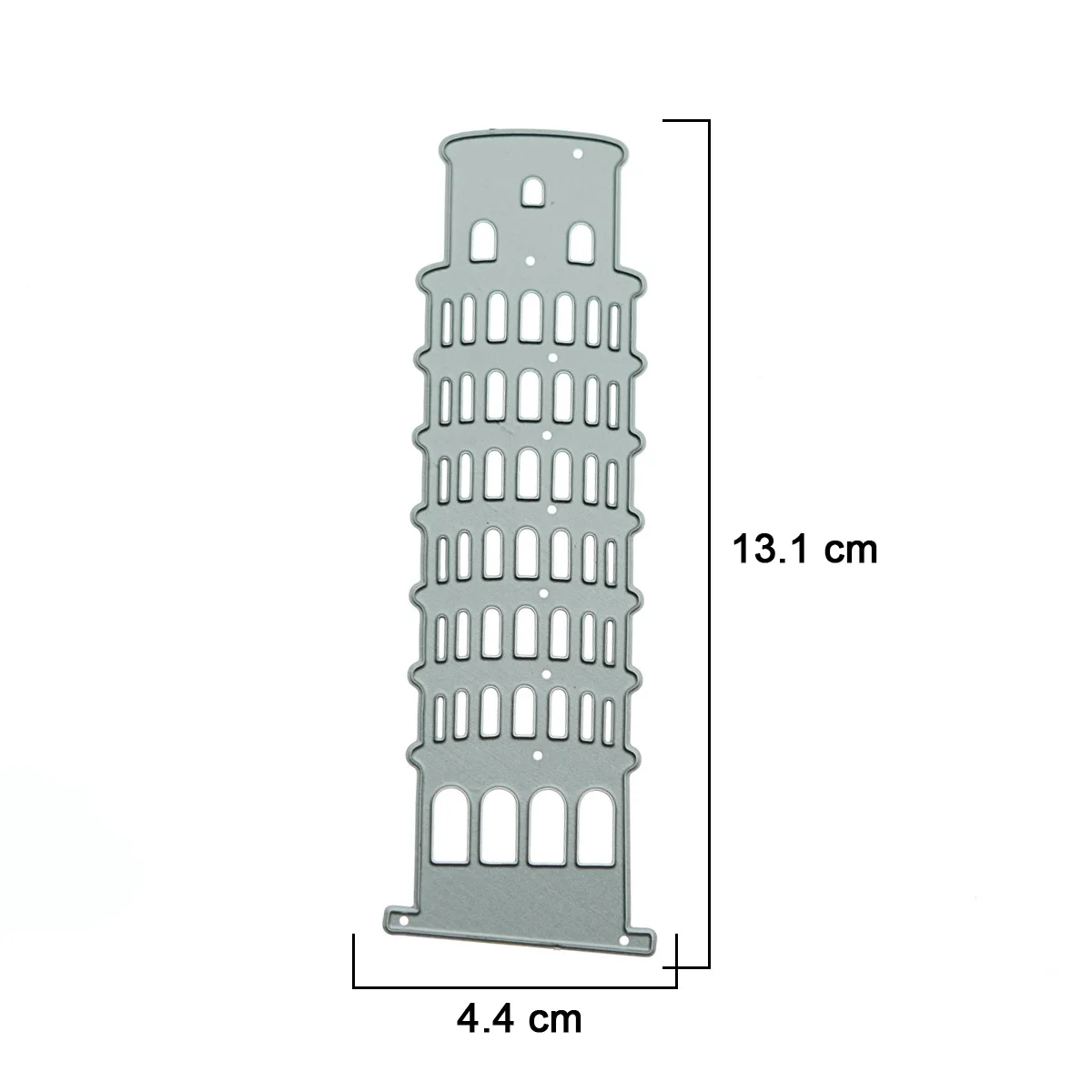 Włochy punkt orientacyjny krzywa wieża w pizie metalu wykrojniki Scrapbooking DIY Album dekorowanie Clipart gilotyna do papieru wzornik