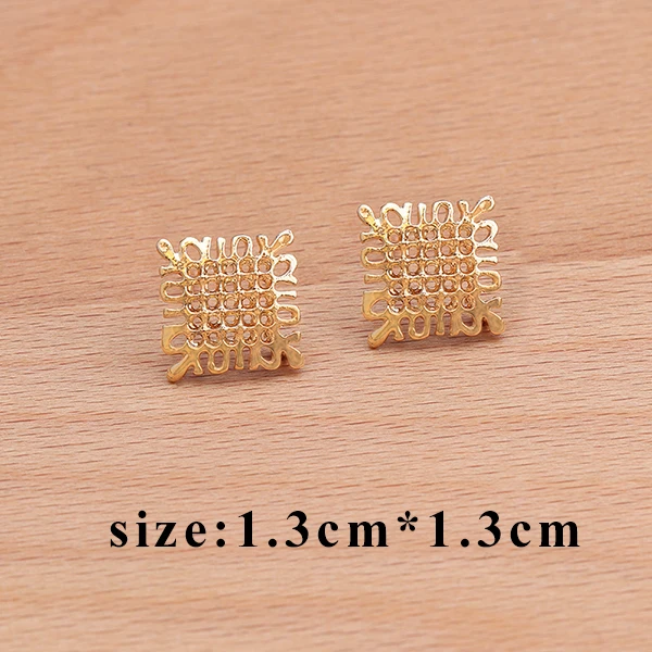 GUFEATHER M600, sieraden accessoires, 18k verguld, 0.03 micron, rhodium plated, stud oorbel, diy oorbel, sieraden maken, 10 stks/partij