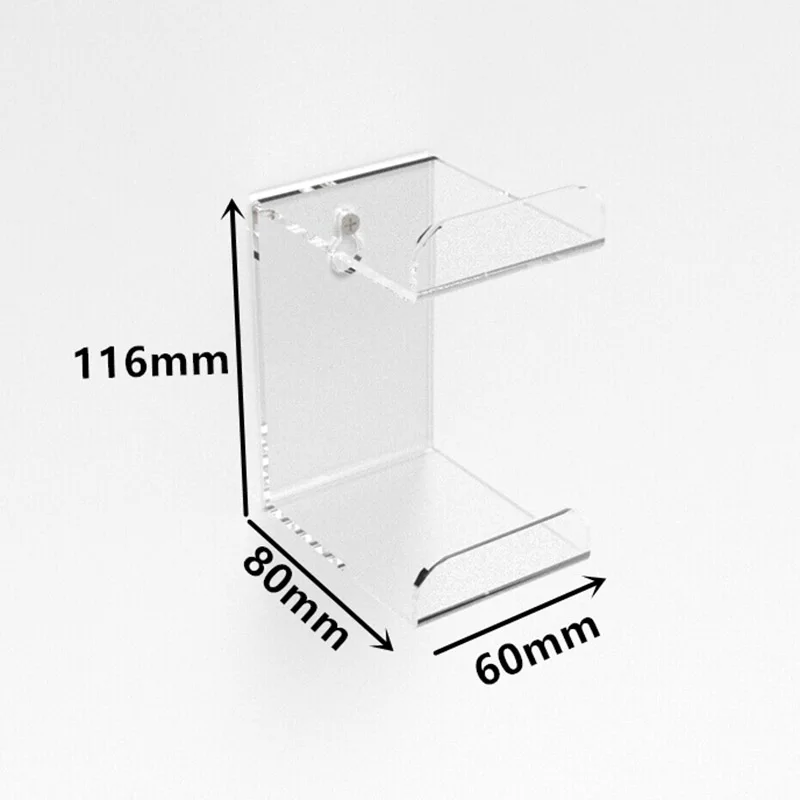 Wall Mounted Acrylic Headset Stand Hanger Game Controller Holder Space Saving Gamepad Holder Universal Wall Mount For PS4 Xbox