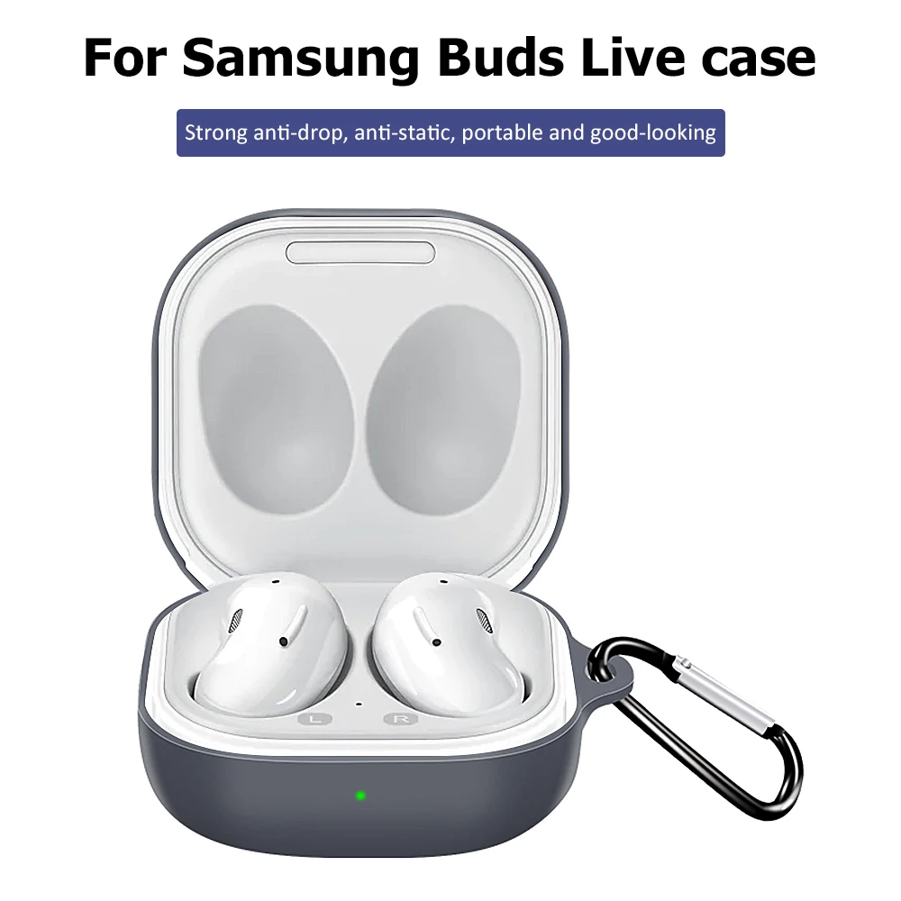 Funda para Samsung Galaxy Buds 2 Pro, carcasa de silicona suave, Capa en vivo