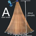 A36 steel sinker