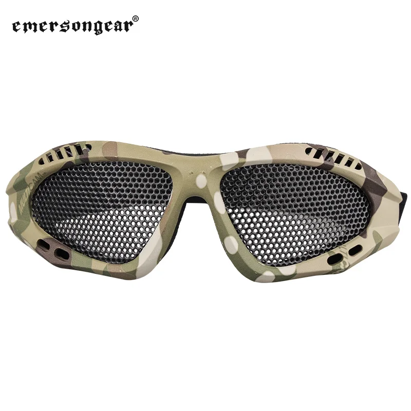 Emersongear Tactical Protective Goggle Glasses Airsoft Steel Mesh Eye Gear Guard Sport Hunting Camp Cycling Hiking Outdoor