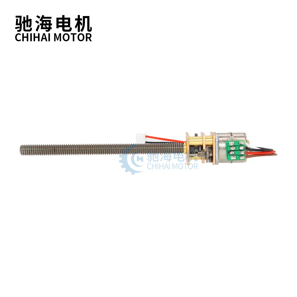 ChiHai Motor CHS-GM12-10BY-55M4 2 Phase 4 Wire Stepper Gear Motor 39 Ohm DC 5.0V 12.0V Long Thread Reduction Motor