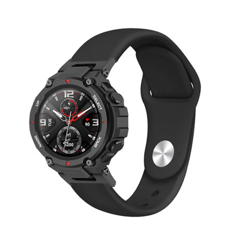 New Replacement Sport Strap For Huami Amazfit T-Rex Adjustable Strap Bracelet For Xiaomi Amazfit T-Rex Pro Watch Silicone Strap