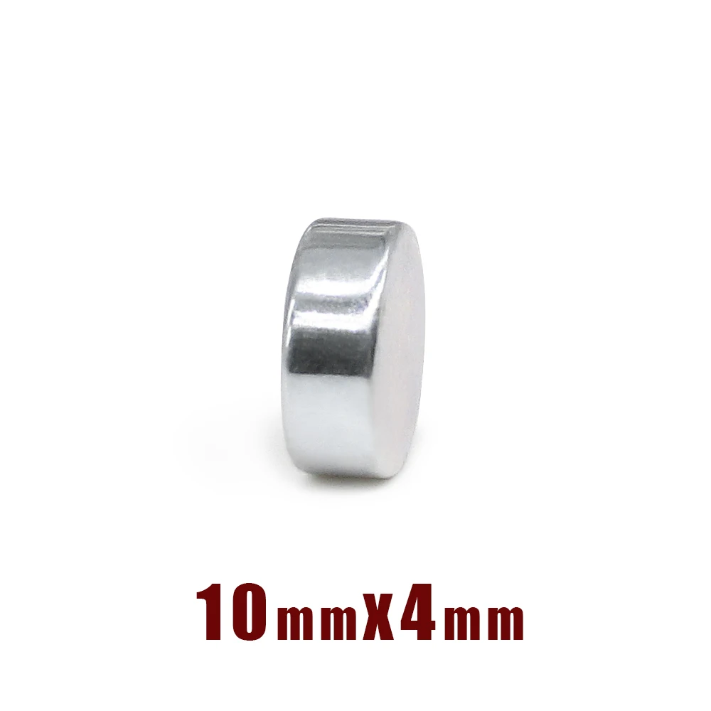 10/20/50/100/150/200PCS 10x4 mm Disc Strong  Powerful Magnetic Magnets N35 10x4mm Small Round Neodymium Permanent Magnet 10*4