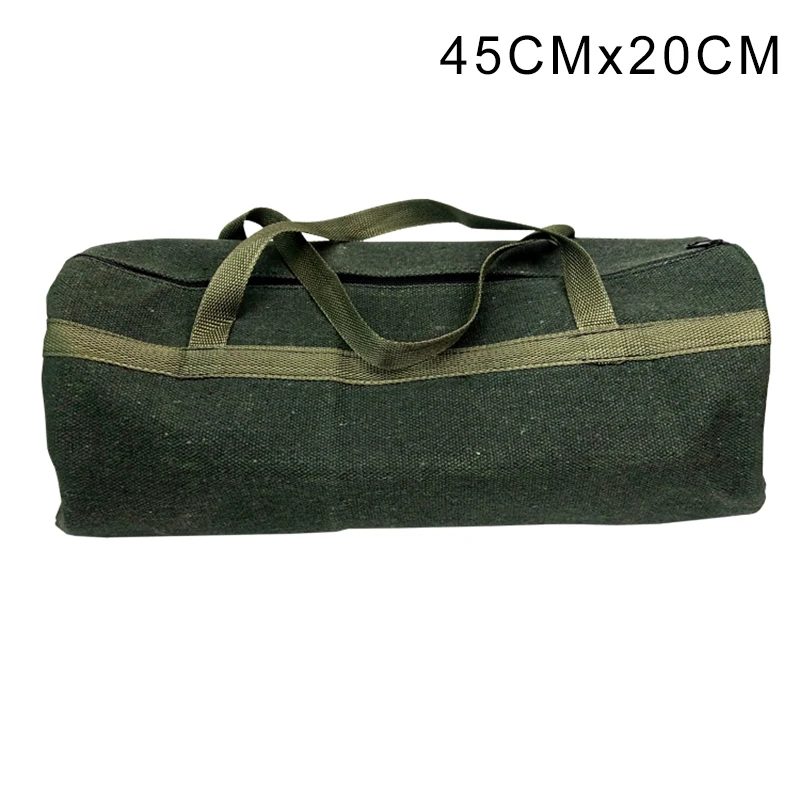 Durable Thick Canvas Pouch Tool Bags Storage Organizer Instrument Case Portable for Electrical Tool Tote Bag Multifunction Case