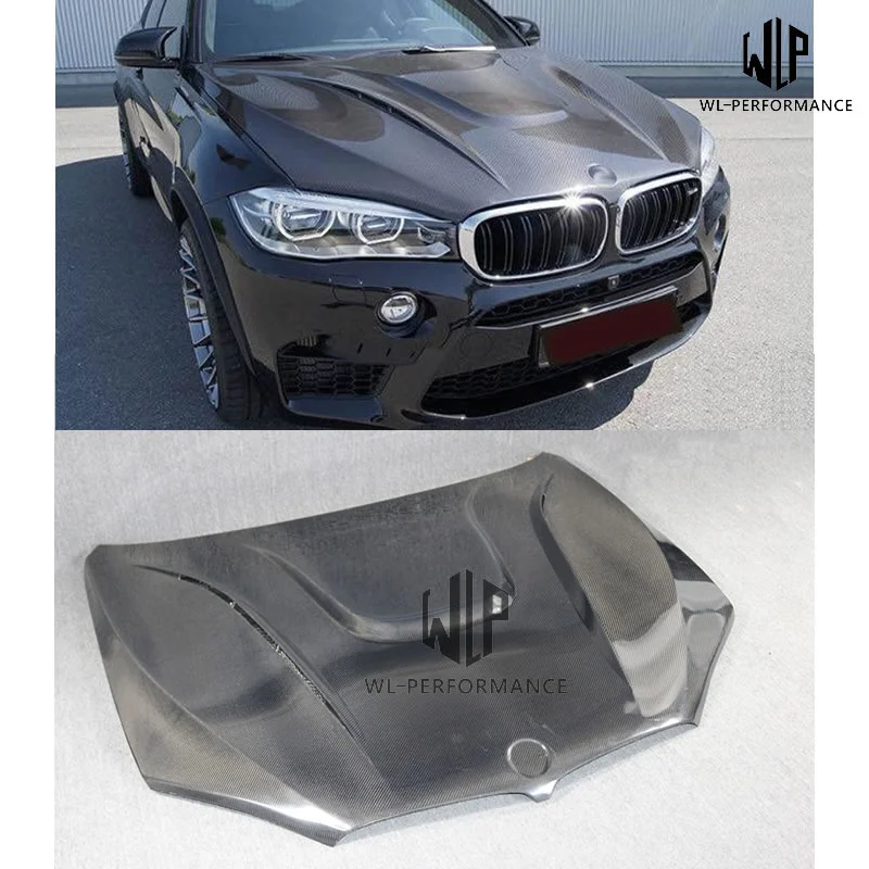 

F16 X6 F15 X5 High Quality Carbon Fiber Front Hood Bonnets Covers for Bmw F16 X6 F15 X5 h Style 2014-up