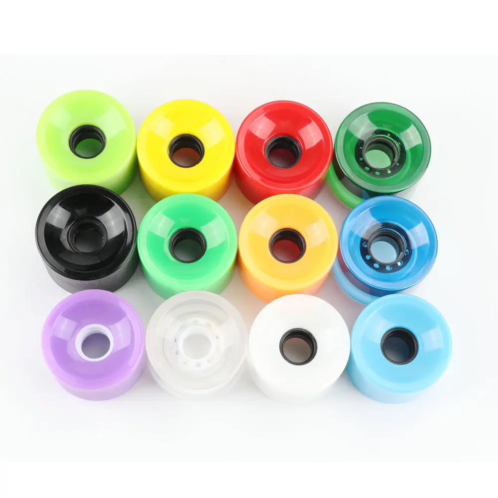 4pcs/set Longboard Wheels 70*51mm Brush Street Wheels 78A Soft Big Wheel Skateboard Parts Land Surfboard Wheels Surfskate Wheels