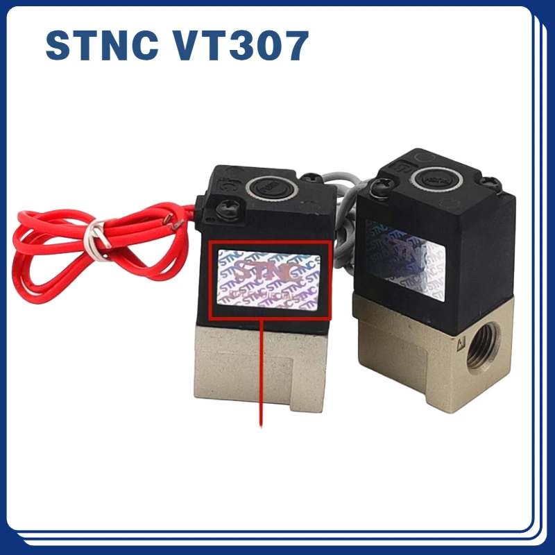 STNC VT307 هوائي عالية التردد التبديل صمام VT307-5G-02 فراغ صمام الملف اللولبي الضغط الإيجابي والسلبي AC220V DC24V #4