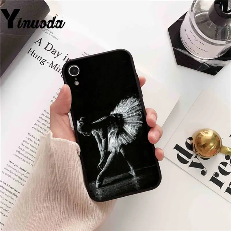 Ballerina in skirt Coque Shell Phone Case for iphone 13 8 7 6 6S Plus X XS MAX 5 5S SE XR 11 11pro promax