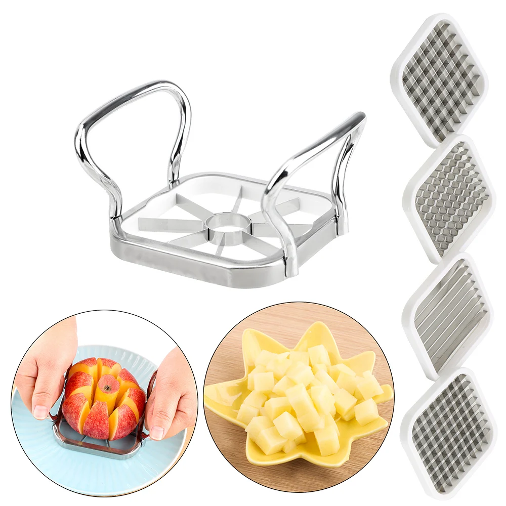 Multi-Functional Stainless Steel  for Apple Pear Potato Chips Kitchen Utensils Tools Vegetable & Fruits Cutter Slicer