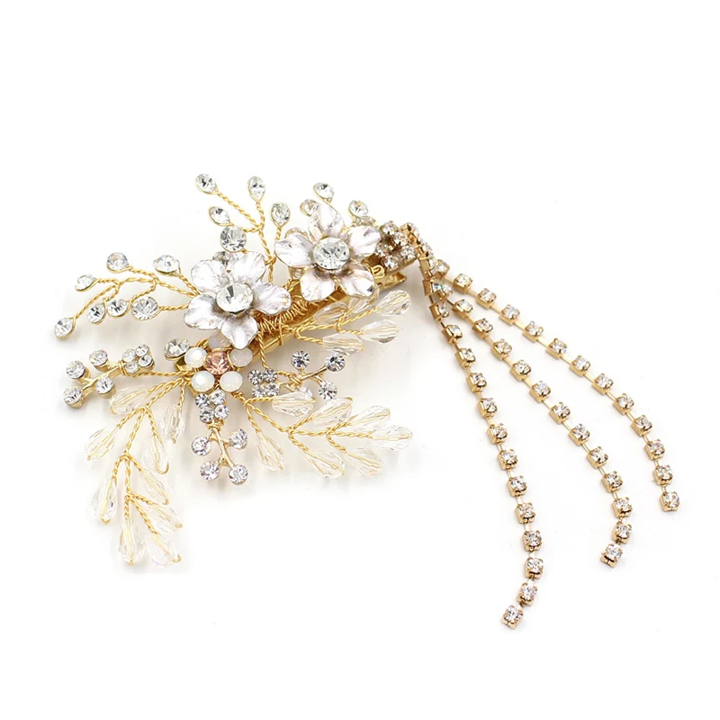 Épingle à cheveux en perles de mode coréenne, accessoire de cheveux de mariage personnalisé, jolie épingle à cheveux de mariée, bijoux O837