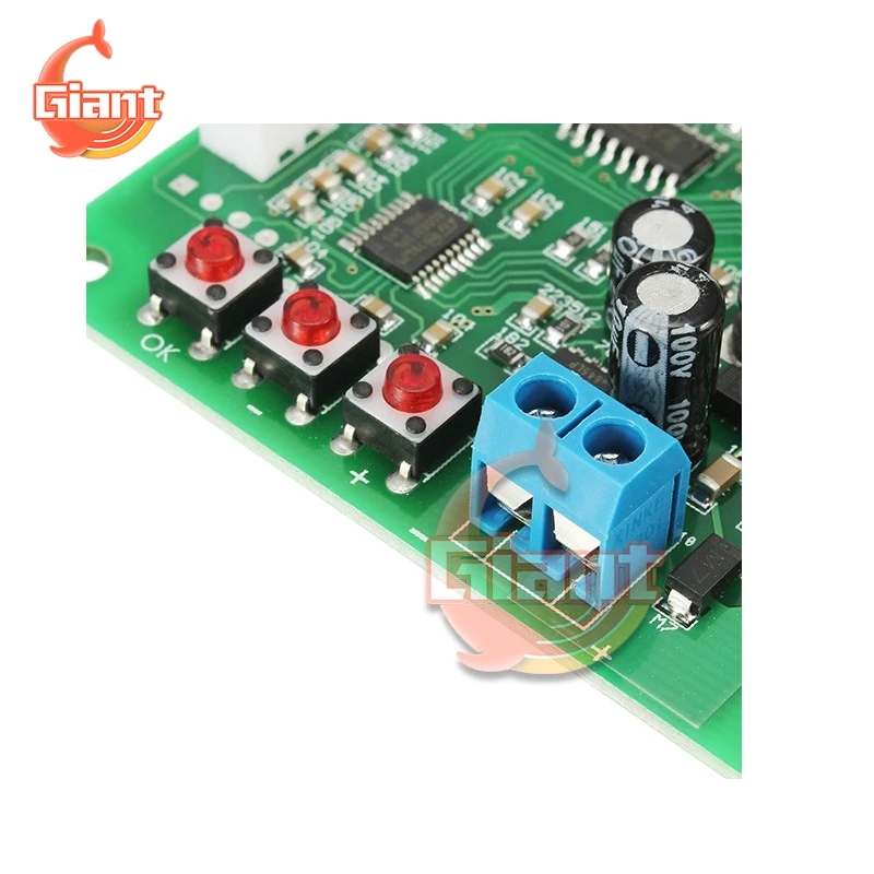 DC8-60V 2 Way 4 Wire PWM Temperature Controller PC Fan Motor Speed Controller LED Digital Thermostat With NTC 10K Probe 12V 24V