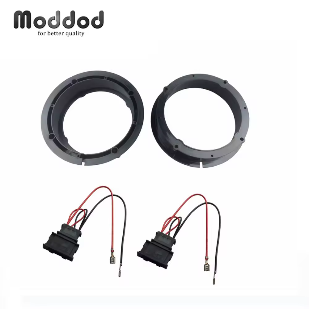 Pour VW Golf IV Passat Polo Skoda Seat Leon Audi adaptateur anneaux 165mm 6.5 "Kit entretoises hauteur 40mm haut-parleurs adaptateur
