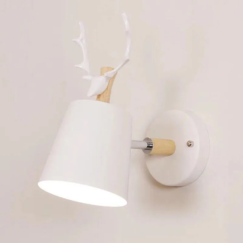 

Creative LED wall lamp hanging lamp Nordic modern cartoon antlers children's room wall lamp bedside lamp decorative lamp E27