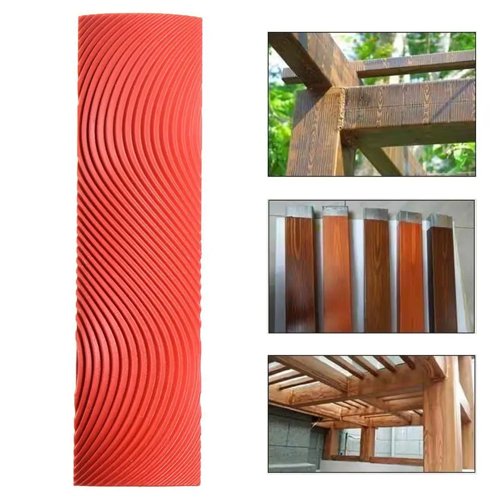 Gỗ Graining Tự Làm Dụng Cụ Giả Vân Gỗ Lăn Sơn Bàn Chải Tranh Treo Tường Bộ Dụng Cụ Treo Tường Họa Tiết Tranh Nghệ Thuật Gỗ bàn Chải