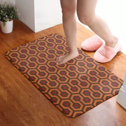 The Shining Hexagonal Carpet Non-Slip Absorbent Floor Mat Bathroom Bedroom Living Room Entrance Doormat Washroom Decor Tapete