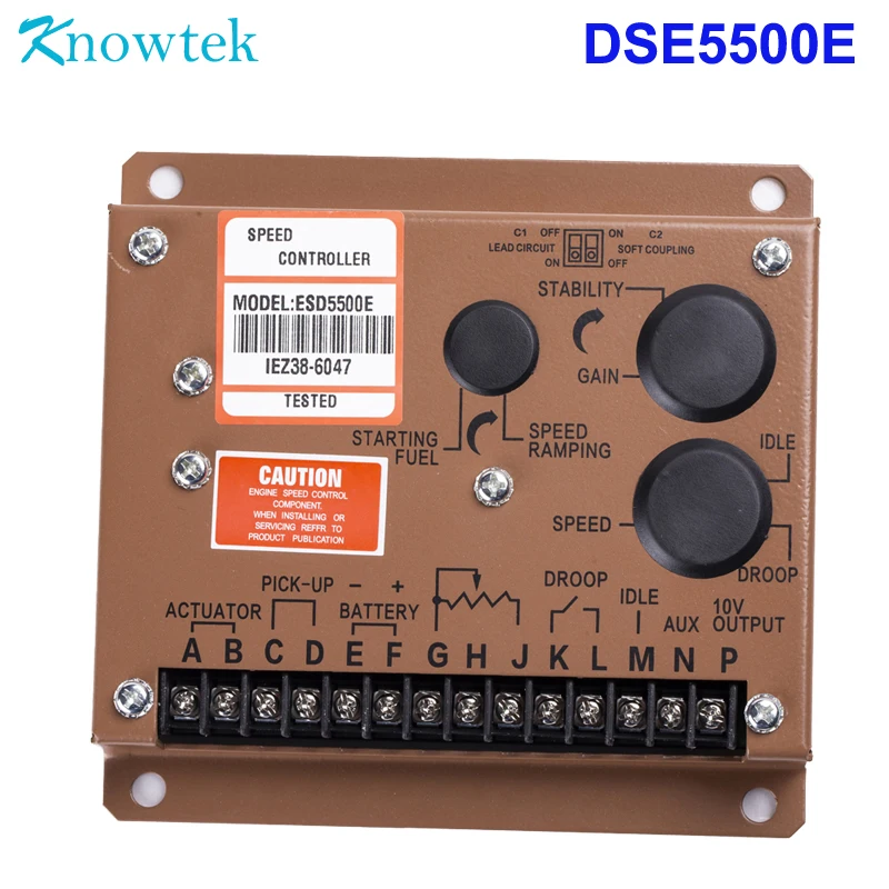 Engine Speed Control Governor ESD5500E for Diesel Generator Unit Controller with double capacitors