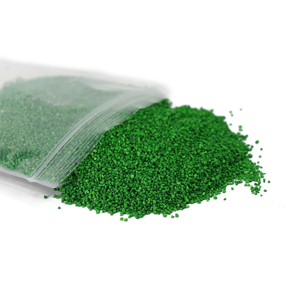 50g/100g Miniature Scenery 1.5mm Green Tree Granules Powder Grass Powder Railway Layout Accessories HQ11