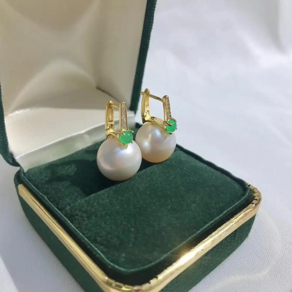

Party Gift 925 Sterling Silver Earrings Findings Settings Base Mountings Parts Mounts for Coral Pearls Agate Crystal Stones Jade