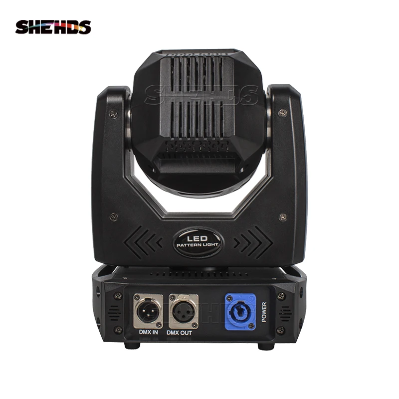 Imagem -03 - Shehds-led Stage Effect Lighting 3-face Prisma Spot Moving Head Lights Dmx Control 80w Festa Bar dj Disco Dmx