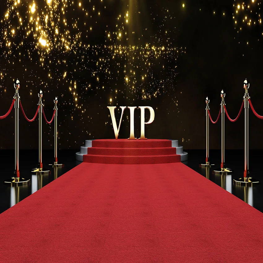 VIP Red carpet ceremony background Photography fabric Wedding anniversary Photo backdrop for Photography Studio props lv-1056