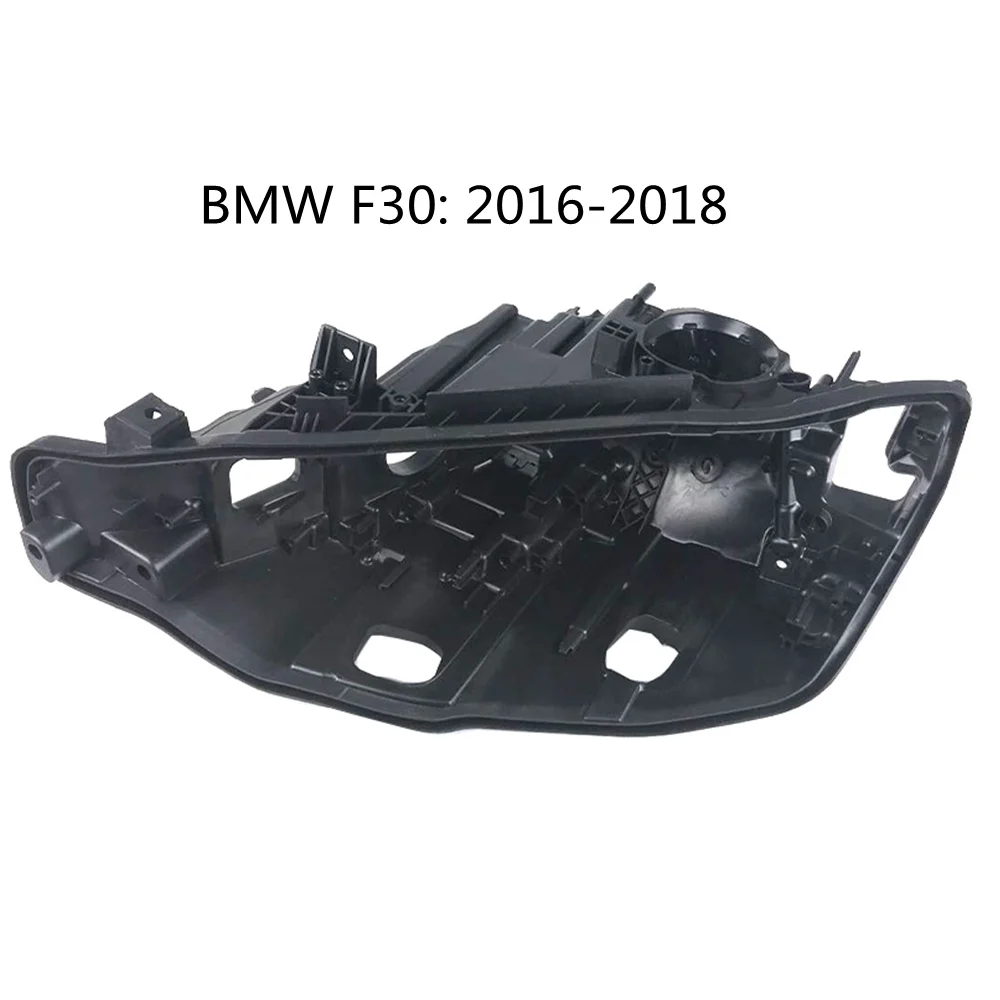 

Headlight Base Front Auto Headlight Housing For For BMW 3 Series F30 F35 2016 2017 2018 Headlight Black Casing