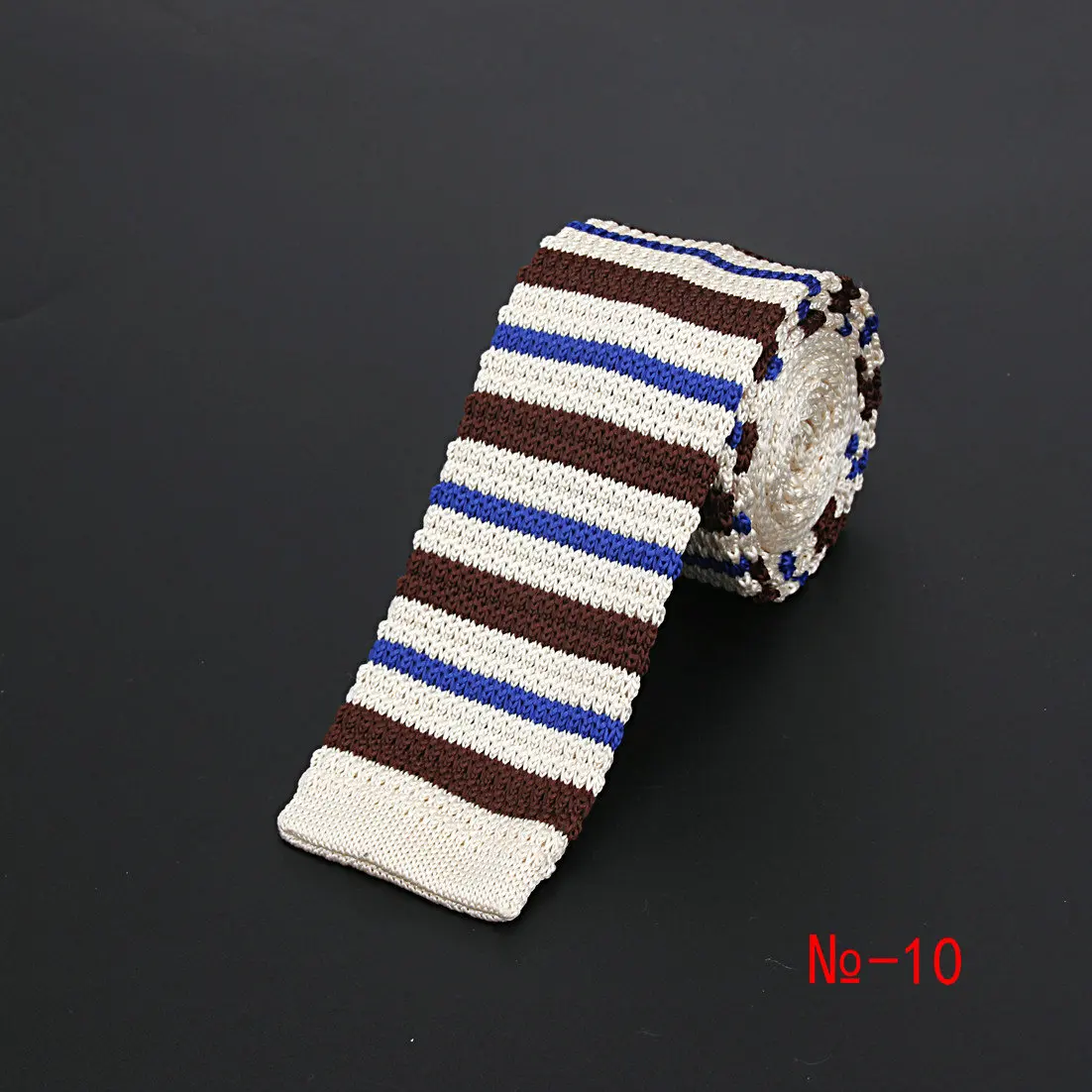 Popular Knit Neck Tie Concise Polyester Weave Tie Navy Grey Black Men Tuxedo Banquet Gift Accessory Fashion Stylish Knitting Tie