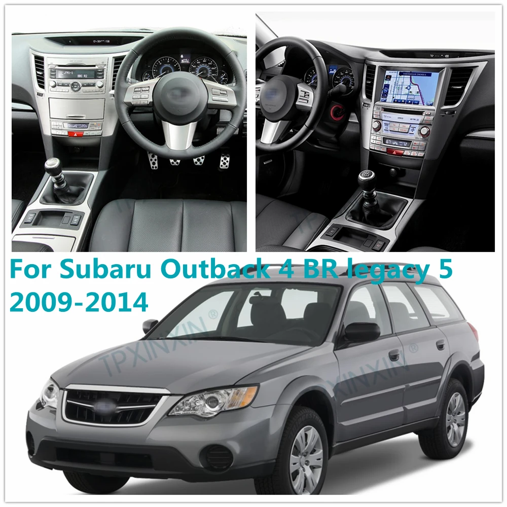 10.0 For Subaru Outback 4 BR Legacy5 09-14 Android Car Stereo Radio Vertical Screen Radio Player Car GPS Navigation Head Unit