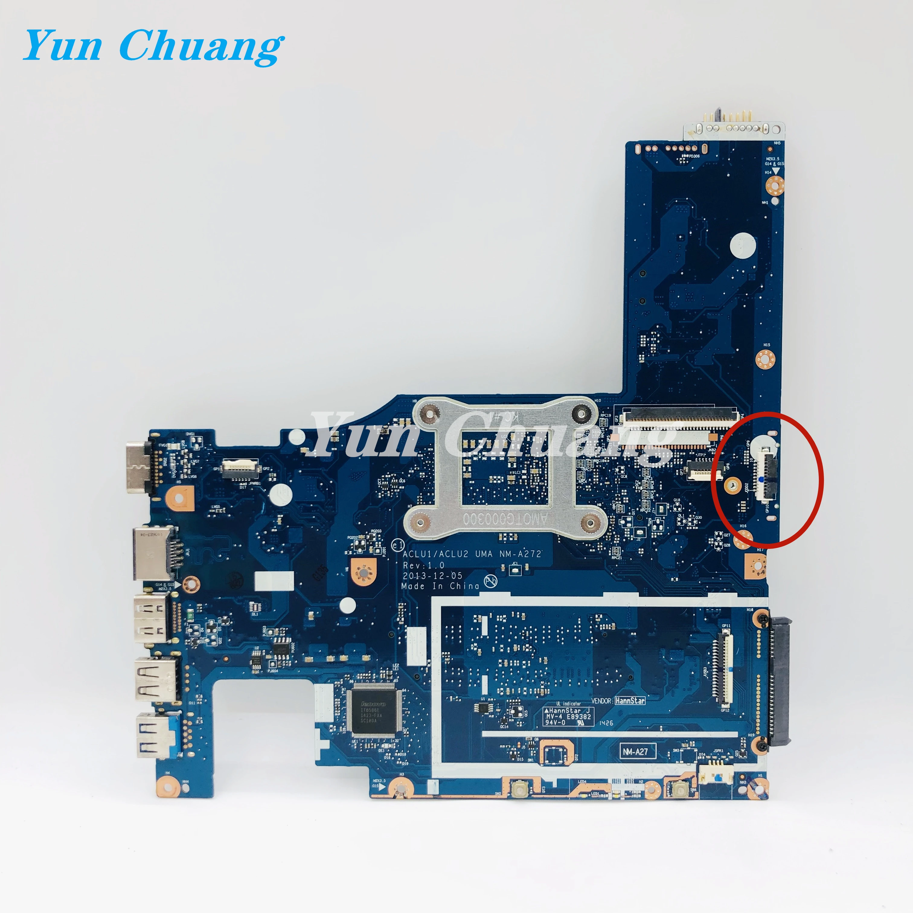 5B20G38593 ACLU1 ACLU2 UMA NM-A272 For Lenovo ideaPad G50-70 Z50-70 Laptop motherboard SR1EN I3-4030U DDR3L Test 100% work