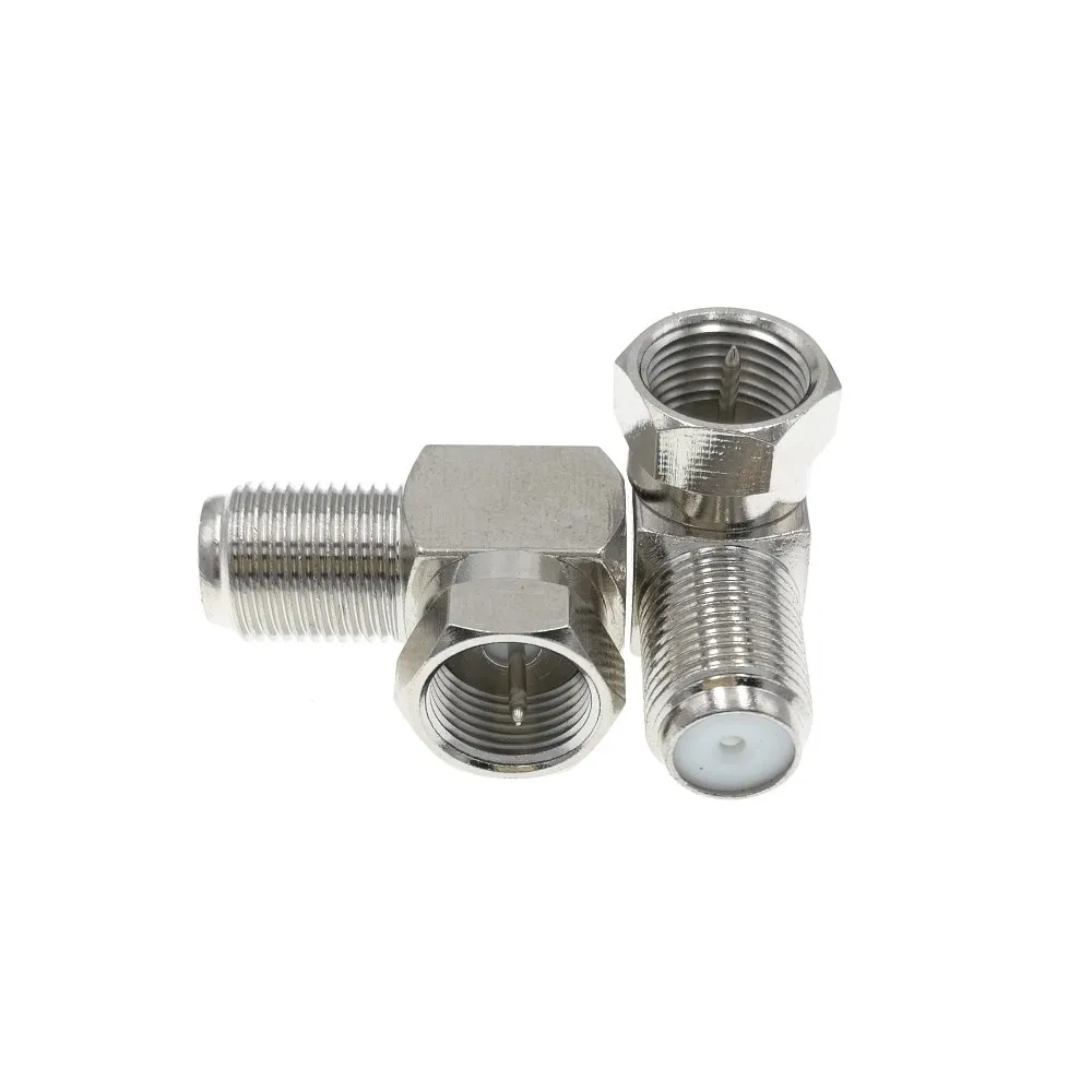 F Male To F Female Right Angle RF Adapter Connector