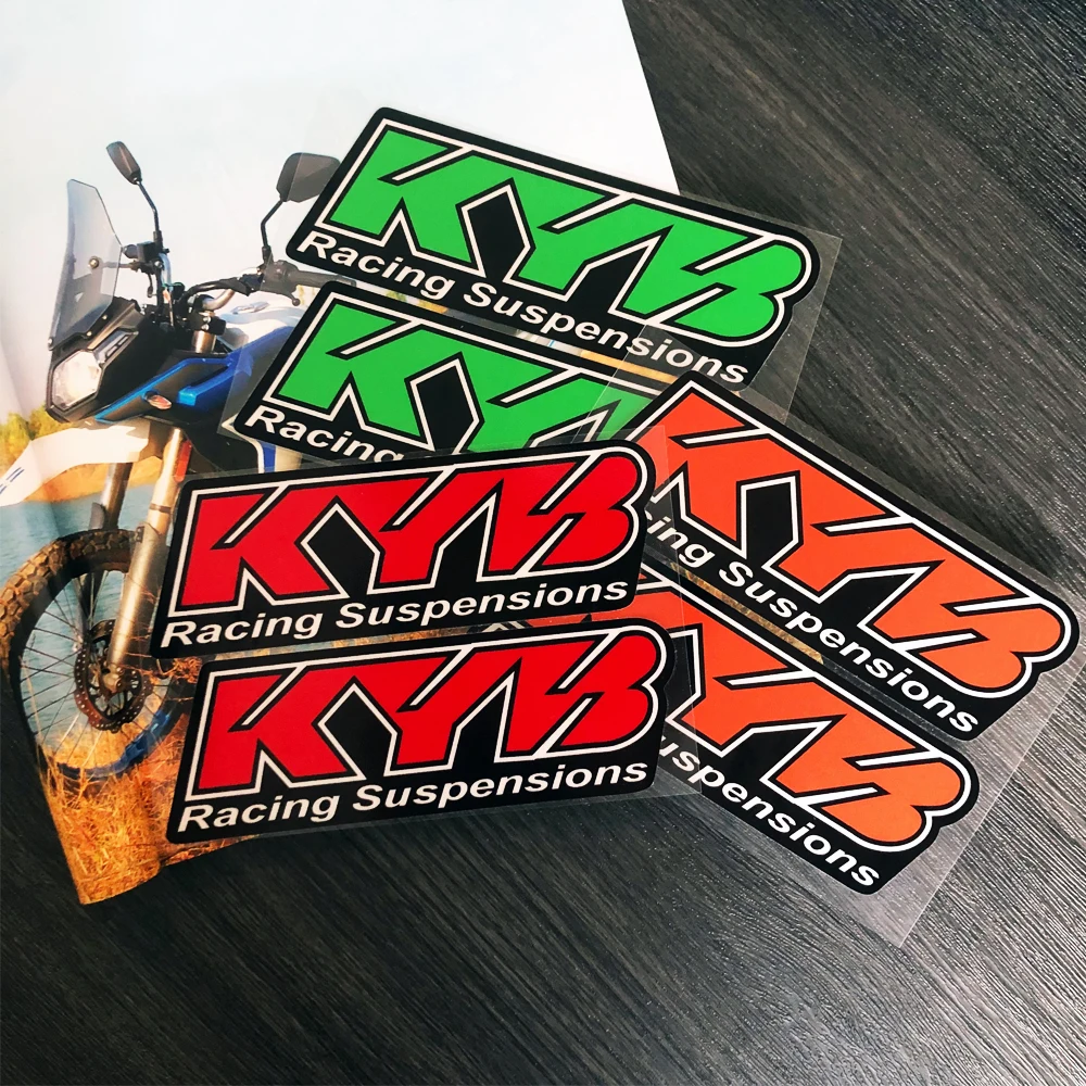 Reflective KYB Fork Sticker Suspension Shocker Damper Motorcycle Accessories Badge Decal for Duke KTM Honda Benelli Yamaha