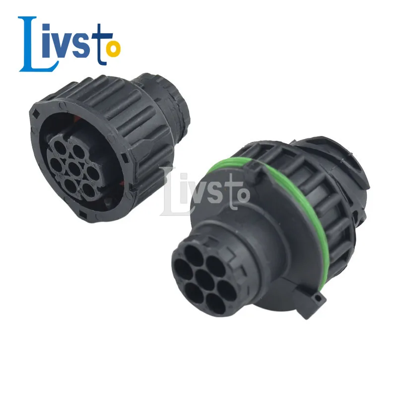 5 Sets 7 Pin Way Tyco Amp Bu-Ste Kpl Circular Din Housings Connector Male Female 1.5MM Socket Plug 968421-1 967650-1 1718230-1