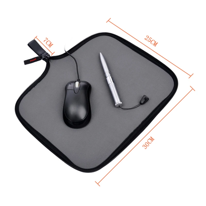 EVA Protective Carrying Cover Bag Mouse Pad Zipper Mat 2 in 1 Shockproof Waterproof Cable Storage Pouch Case Travel Laptop bags image 5