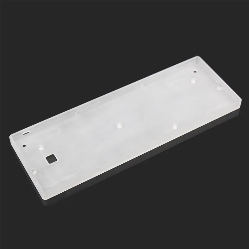 TOFU60 Acrylic Case Frame Thin For GH60 Mechanical Keyboard Case From TOFU 60% Lighting Transparent