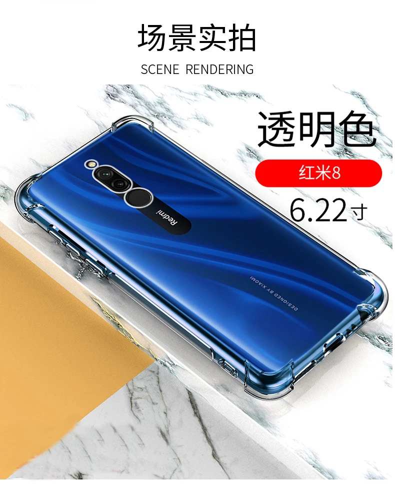 Antiskid Silicon Soft Case For Xiaomi Mi CC9 Pro Mi Note 10 Mi A3 Case For Redmi Note 8T 8 Pro Redmi 8 7A Soft Back Cover Case