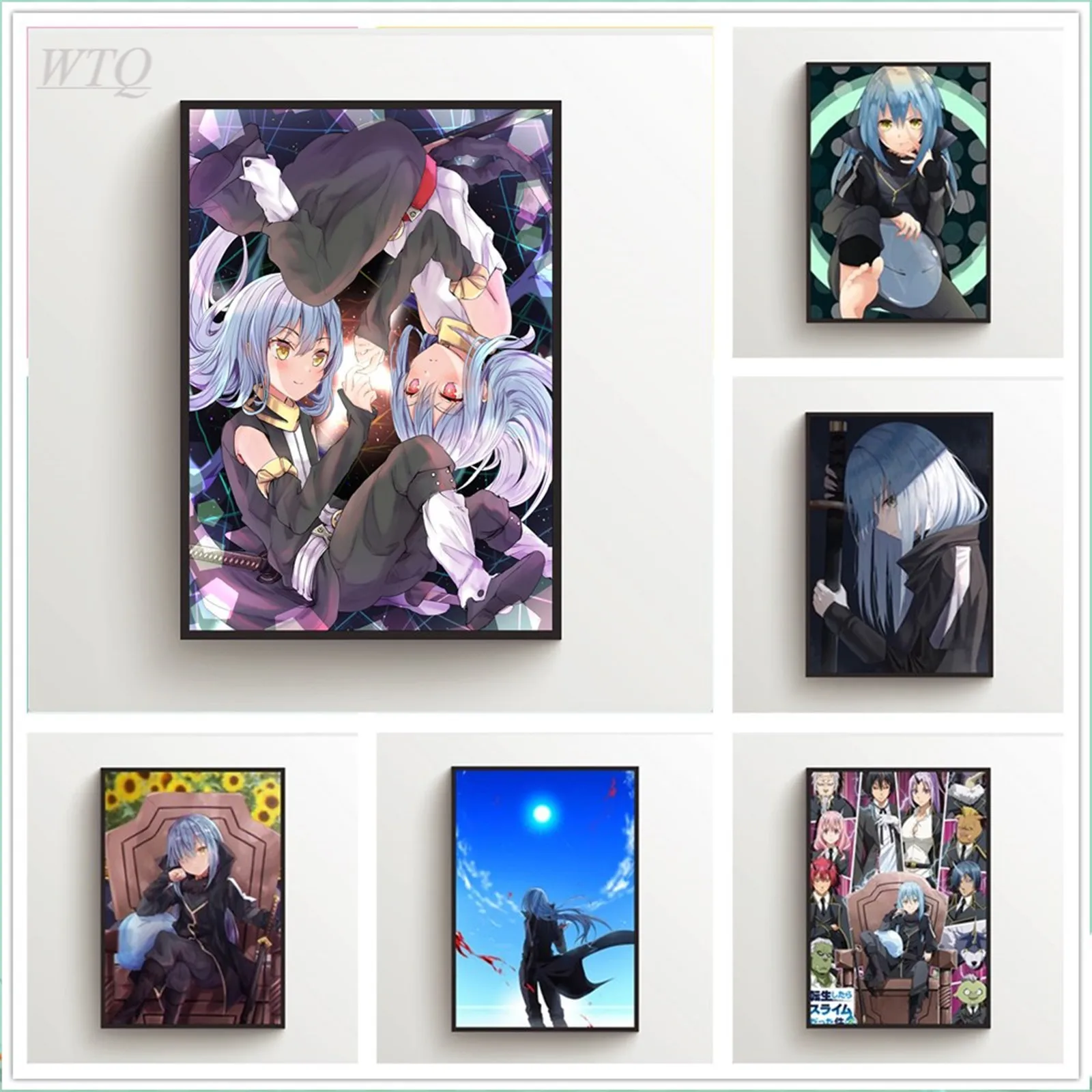 

That Time I Got Reincarnated As A Slime Anime Posters Wall Poster Canvas Painting Wall Decor Poster Wall Art Picture Home Decor