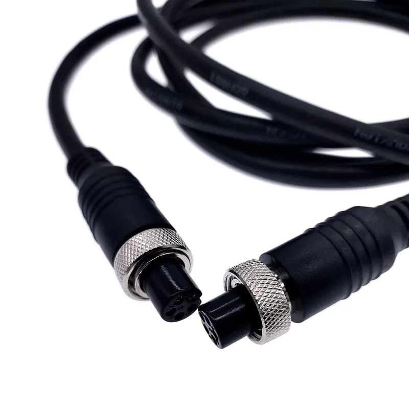 GX12 cable connectors female to female 2 pin 3 pin 4 pin 5pin 6pin Butt joint extension cable plug 2m M12 Line image 2