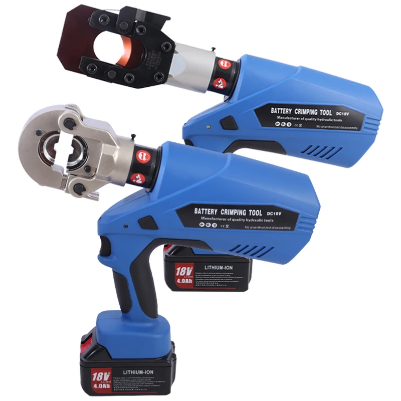 Crimping& Cutting Two In One Battery Hydraulic Cable Scissor and Crimping Tools Lugs 16-300mm2 and Dia 40mm Cable Cutter