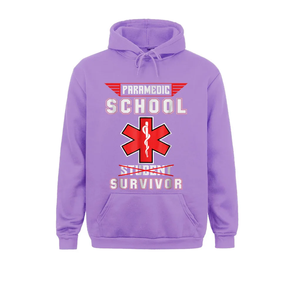 Funny Paramedic School Graduation Gift Survivor Sweatshirts Winter Slim Fit Hoodies Long Sleeve Fashionable Hoods Women Men's